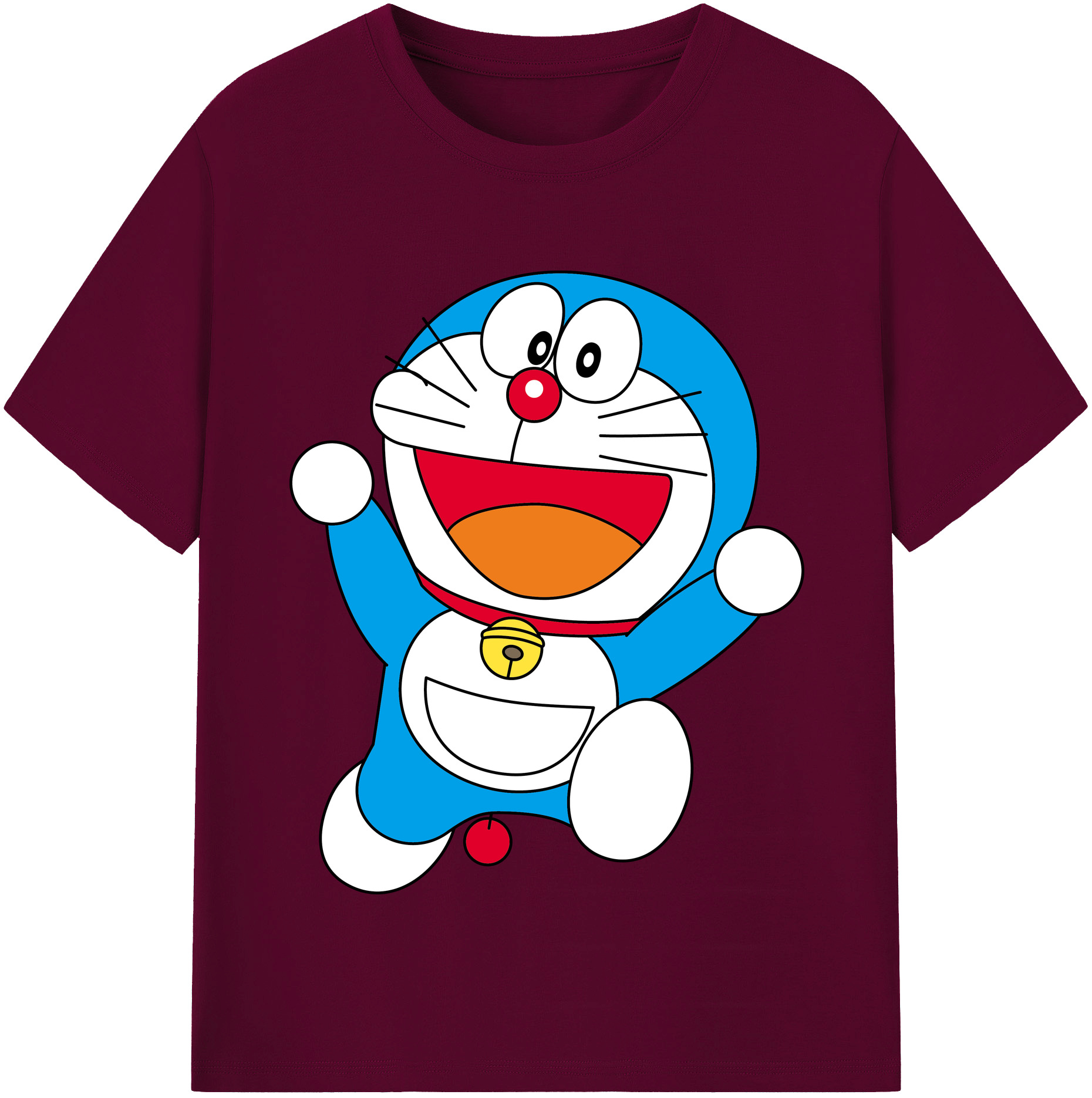 （画像用） ドラえもん Doraemon レディースカジュアルプリントTシャツ（綿100％）
